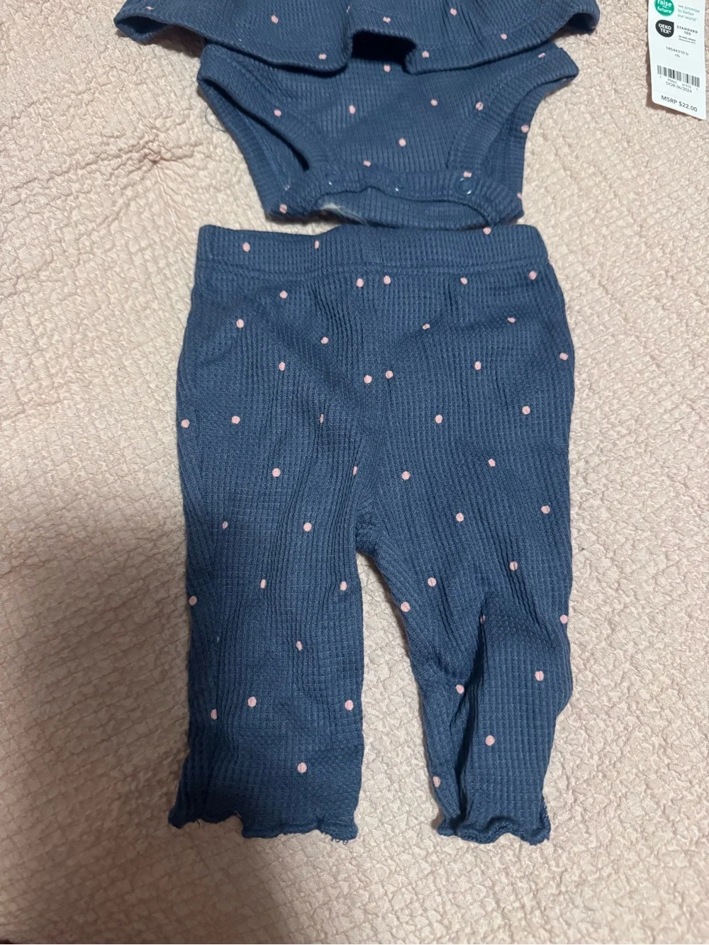 Baby Navy Bodysuit & Legging Set - Carters